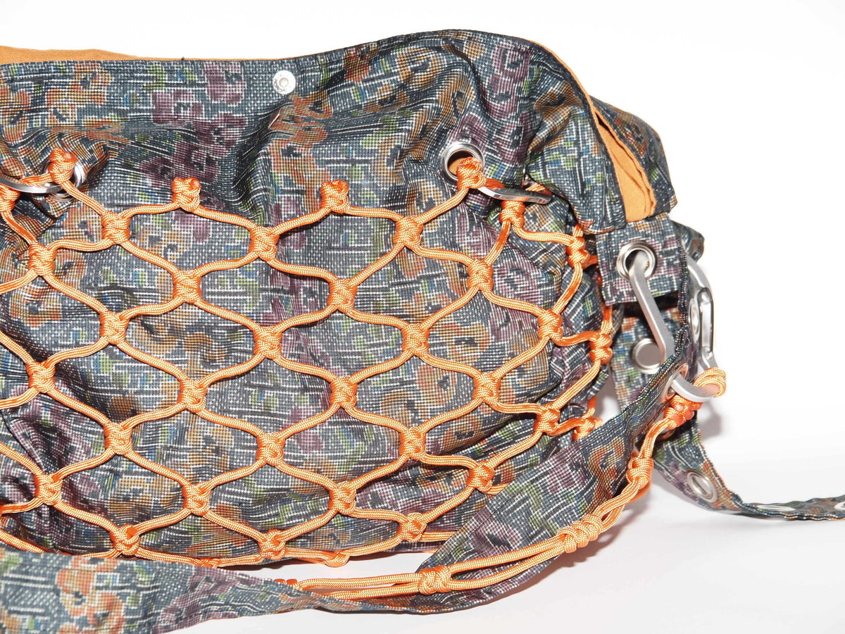 Embroidered orange - Large