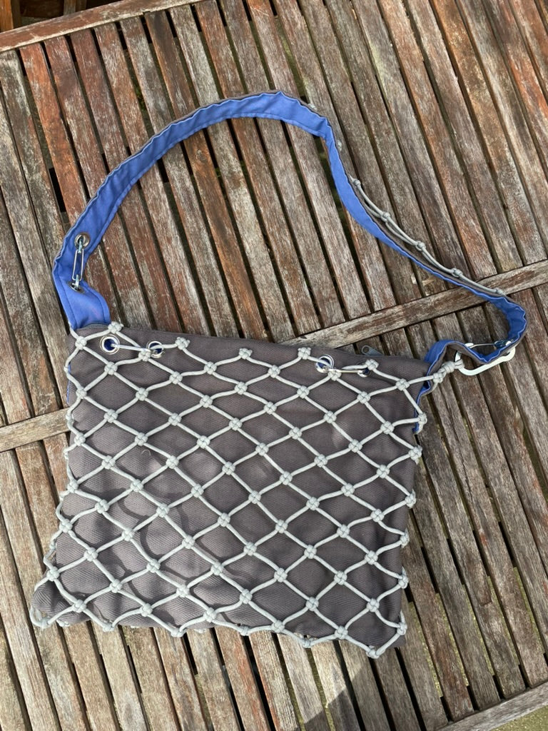 Grey and Blue - Large