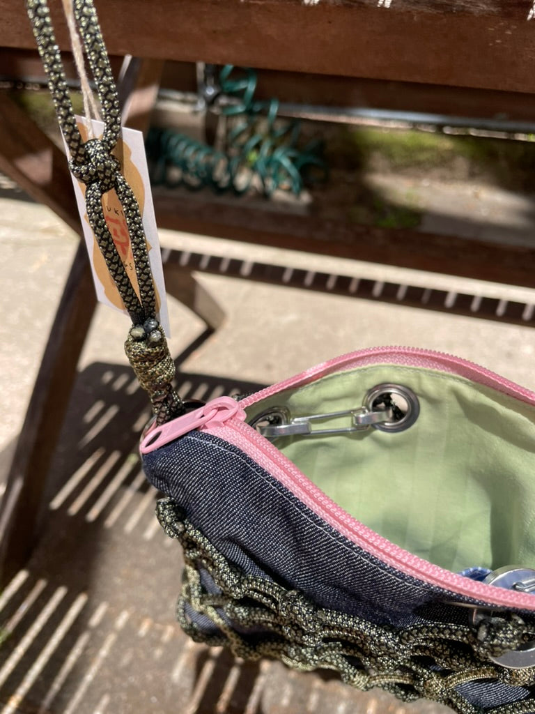 Denim and Green - Tiny