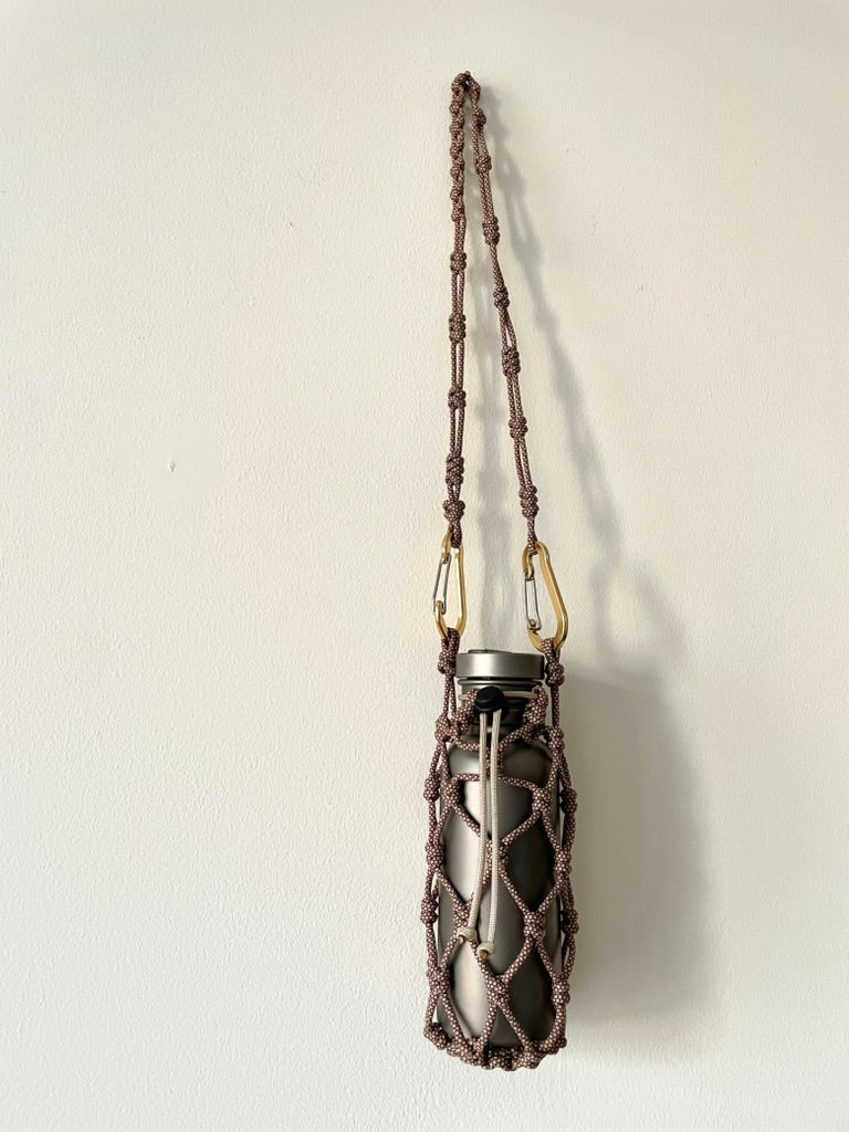 Bottle sling - Brown diamond