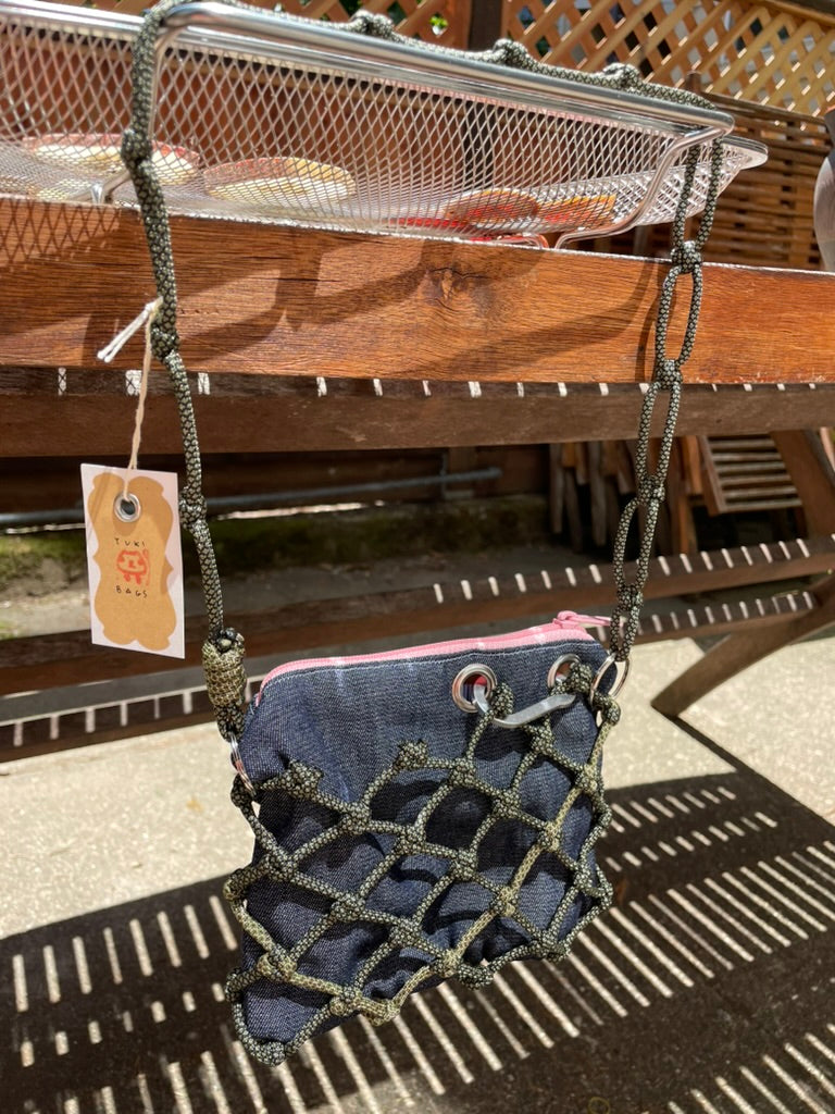 Denim and Green - Tiny