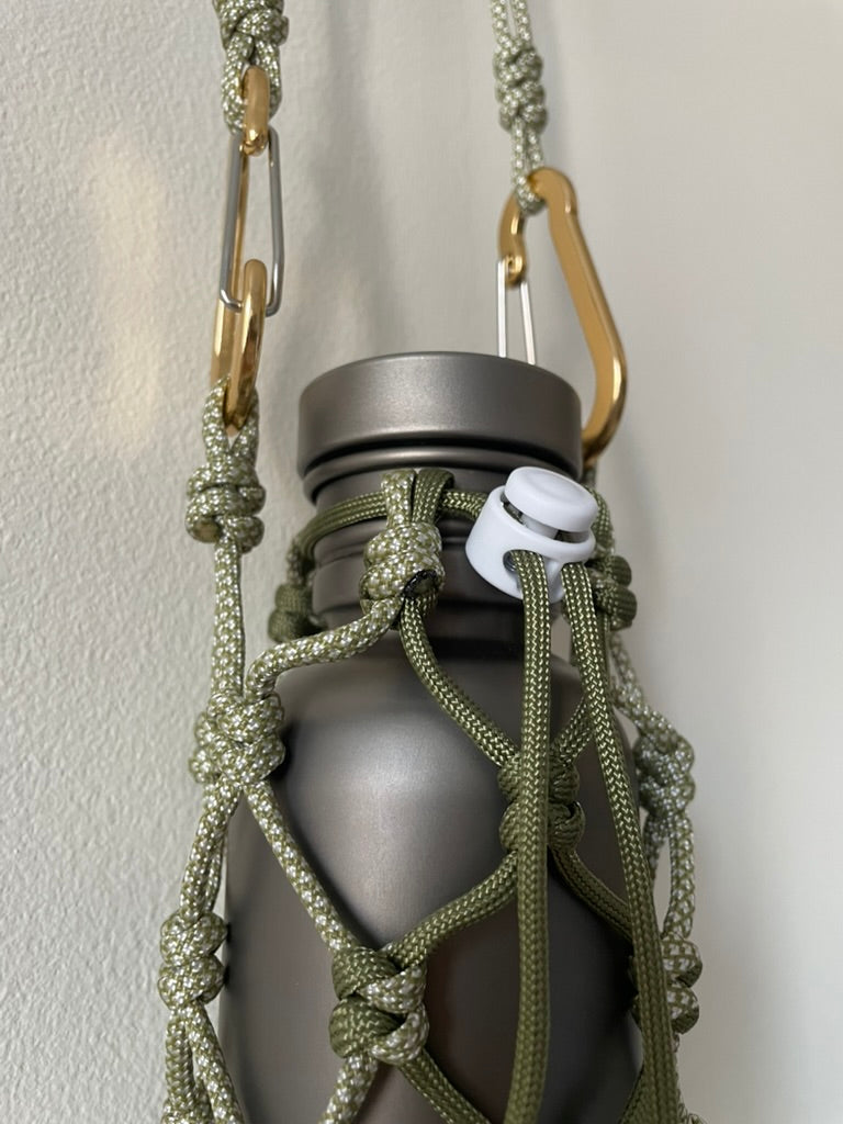 Bottle sling - Moss diamond