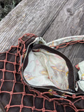 Large Brown and Floral Bag