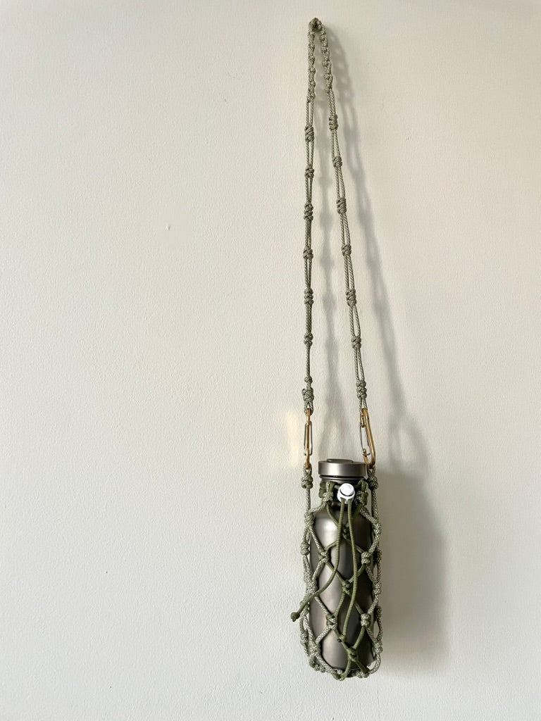 Bottle sling - Moss diamond