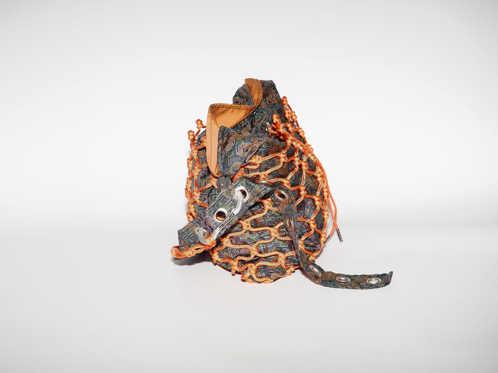 Embroidered orange - Large