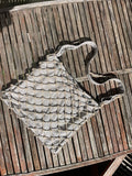 Beige and Floral Bag - Large