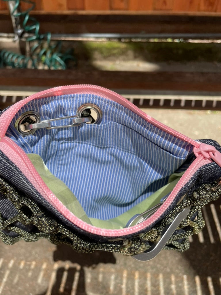 Denim and Green - Tiny