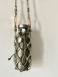 Bottle sling - Moss diamond